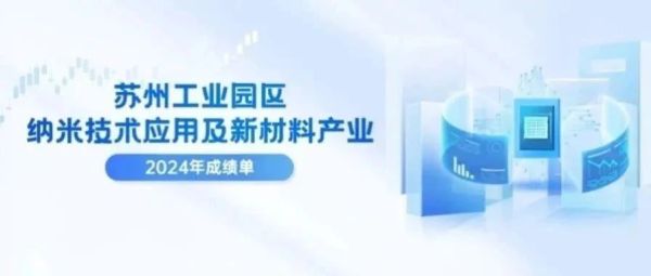 苏州工业园区2024年纳米技术应用及新材料产业成绩单出炉！